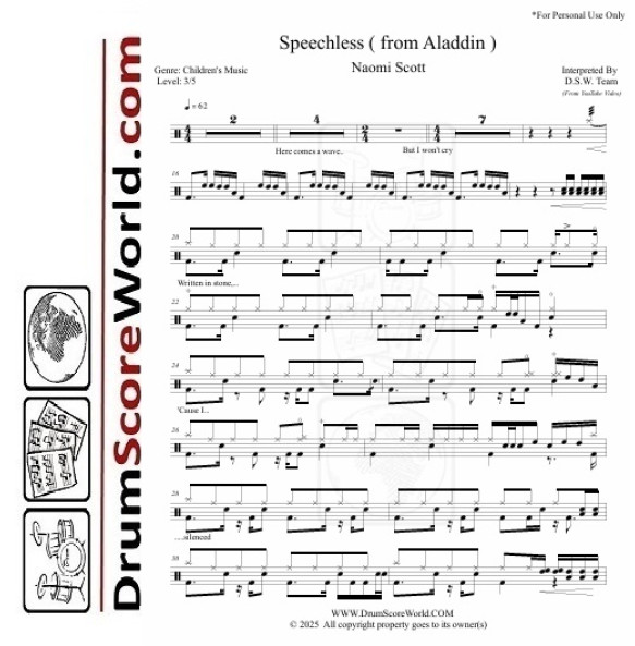 Naomi Scott - Speechless (from Aladdin)